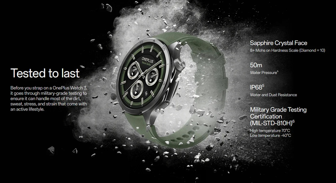 OnePlus Watch 3 – Version Globale