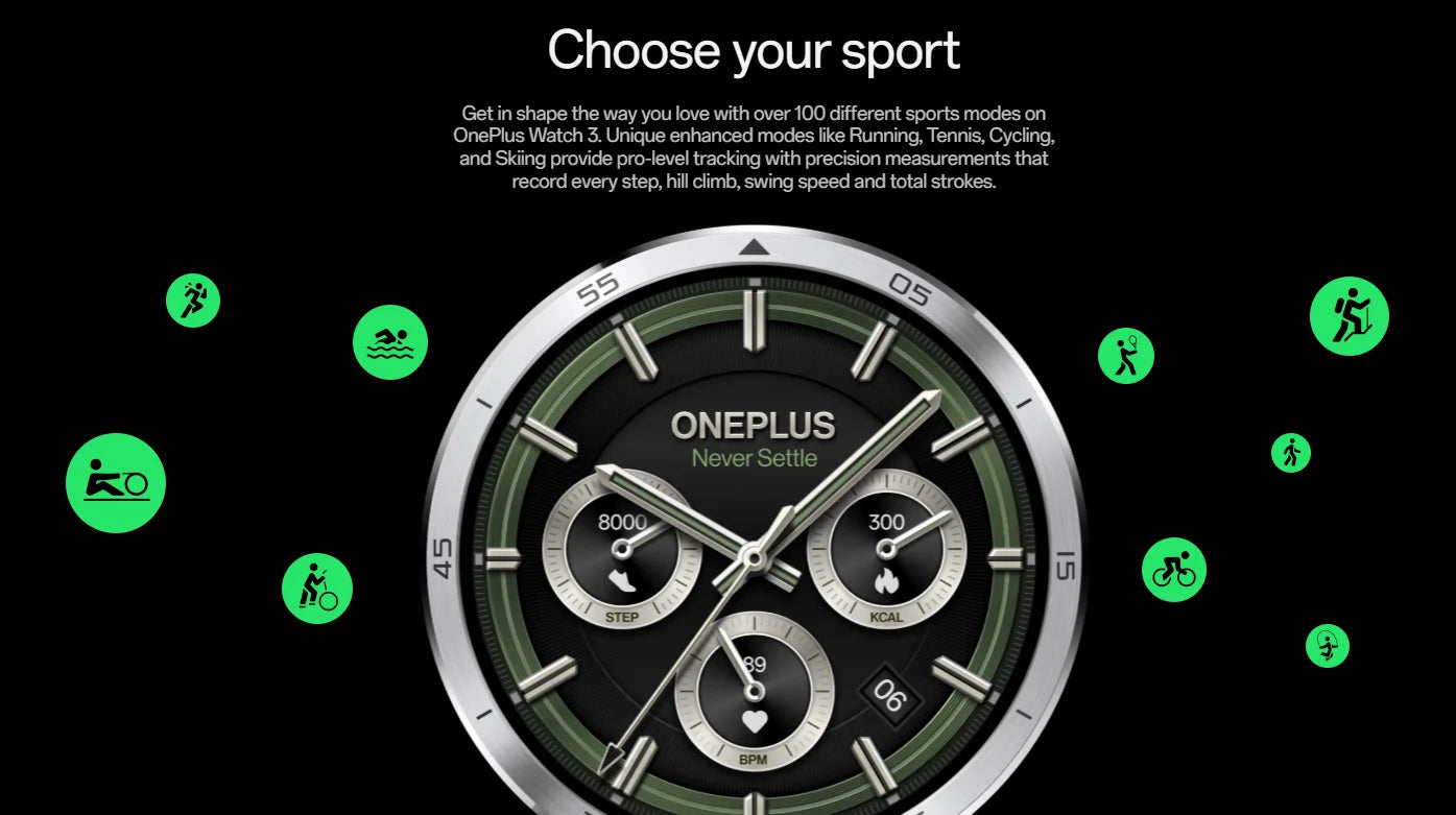 OnePlus Watch 3 – Version Globale