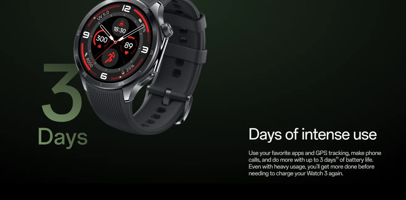 OnePlus Watch 3 – Version Globale