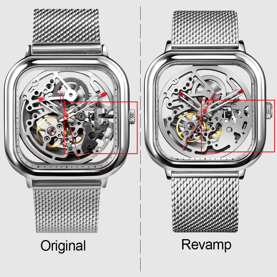 CIGA Design – Montre Squelette Mécanique Unisexe