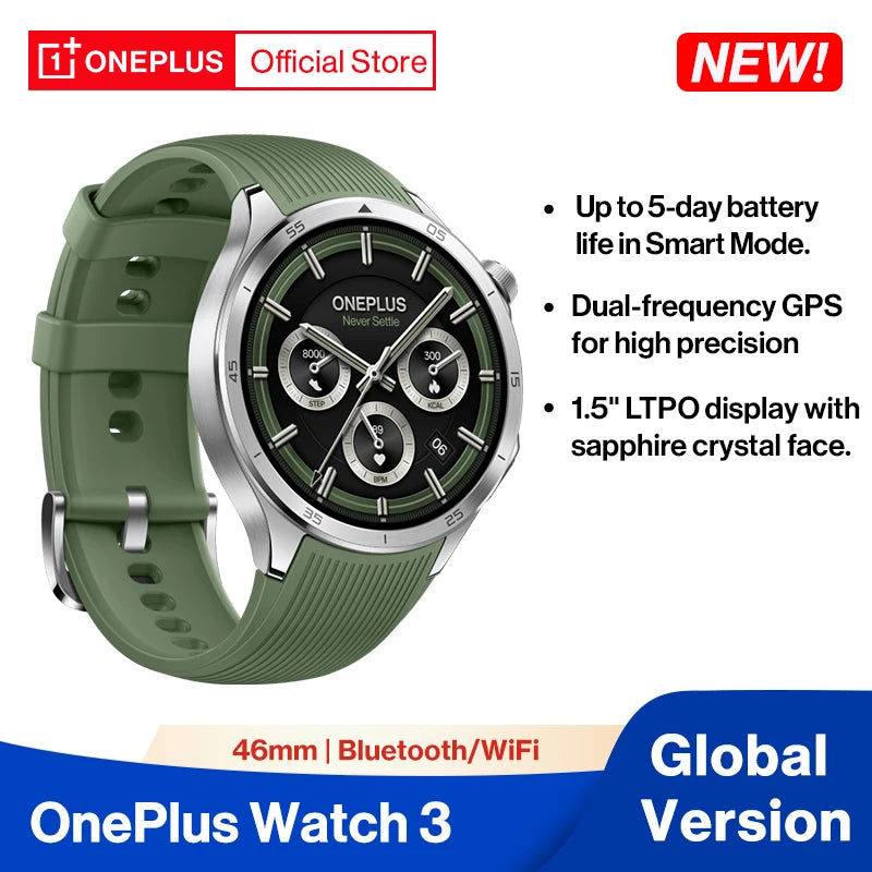 OnePlus Watch 3 – Version Globale