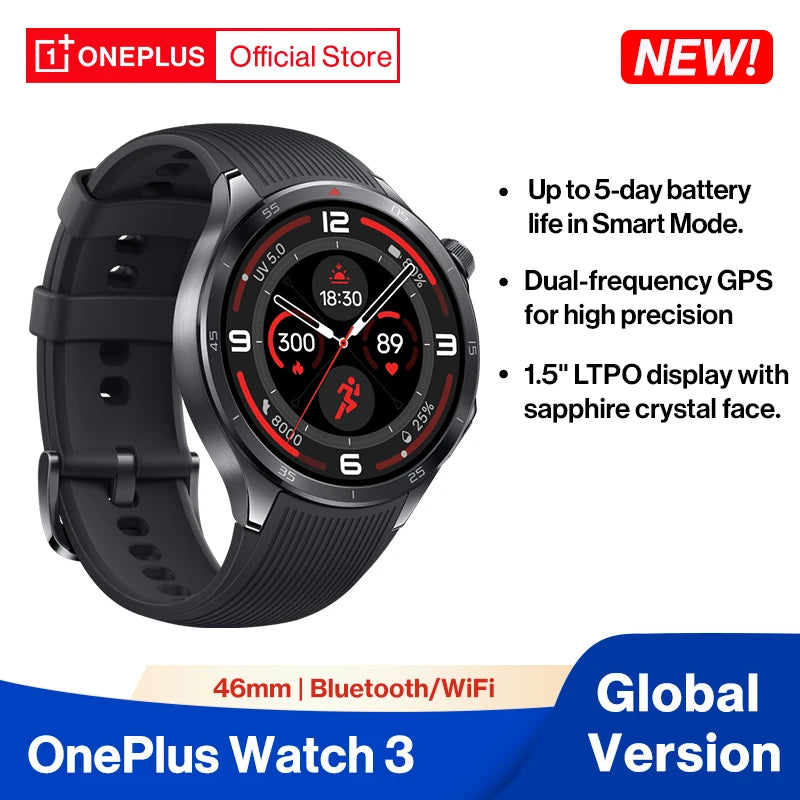 OnePlus Watch 3 – Version Globale