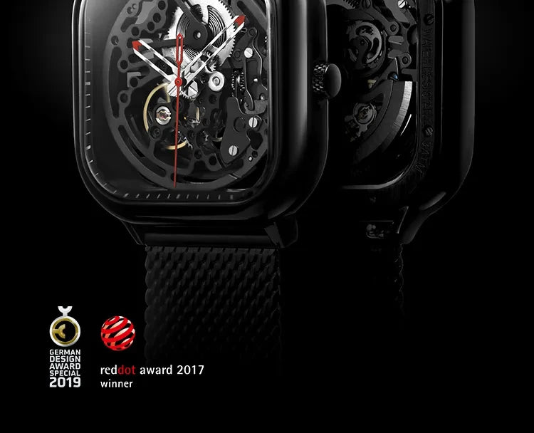 CIGA Design – Montre Squelette Mécanique Unisexe