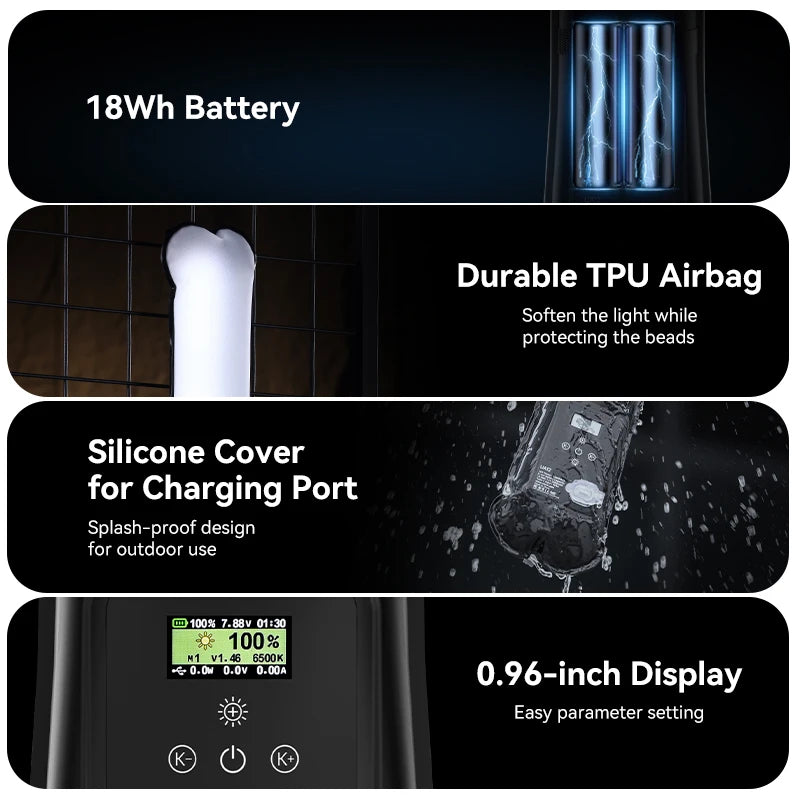 UA12, un tube lumineux gonflable en TPU