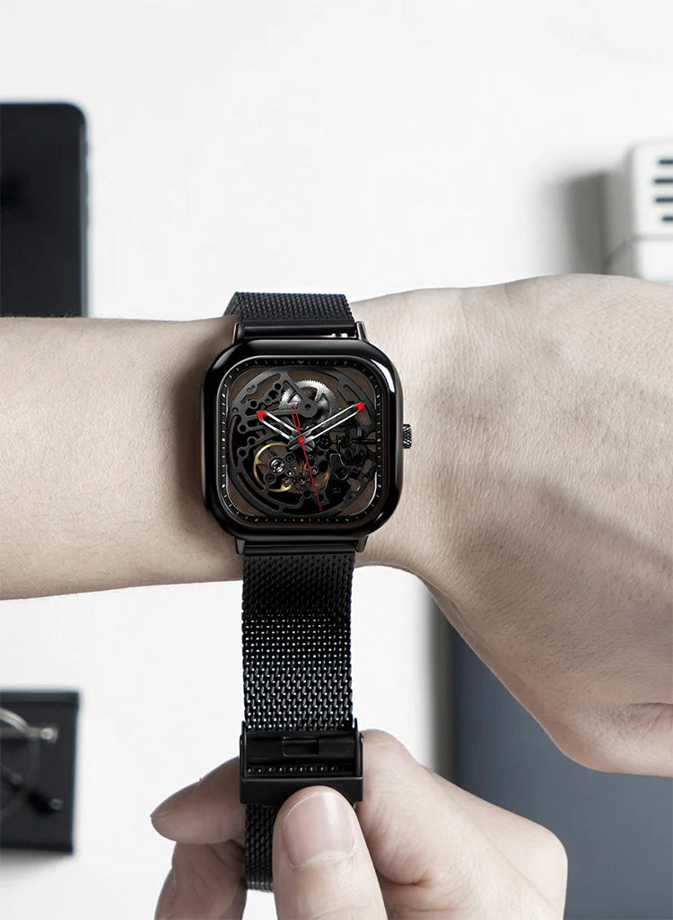 CIGA Design – Montre Squelette Mécanique Unisexe
