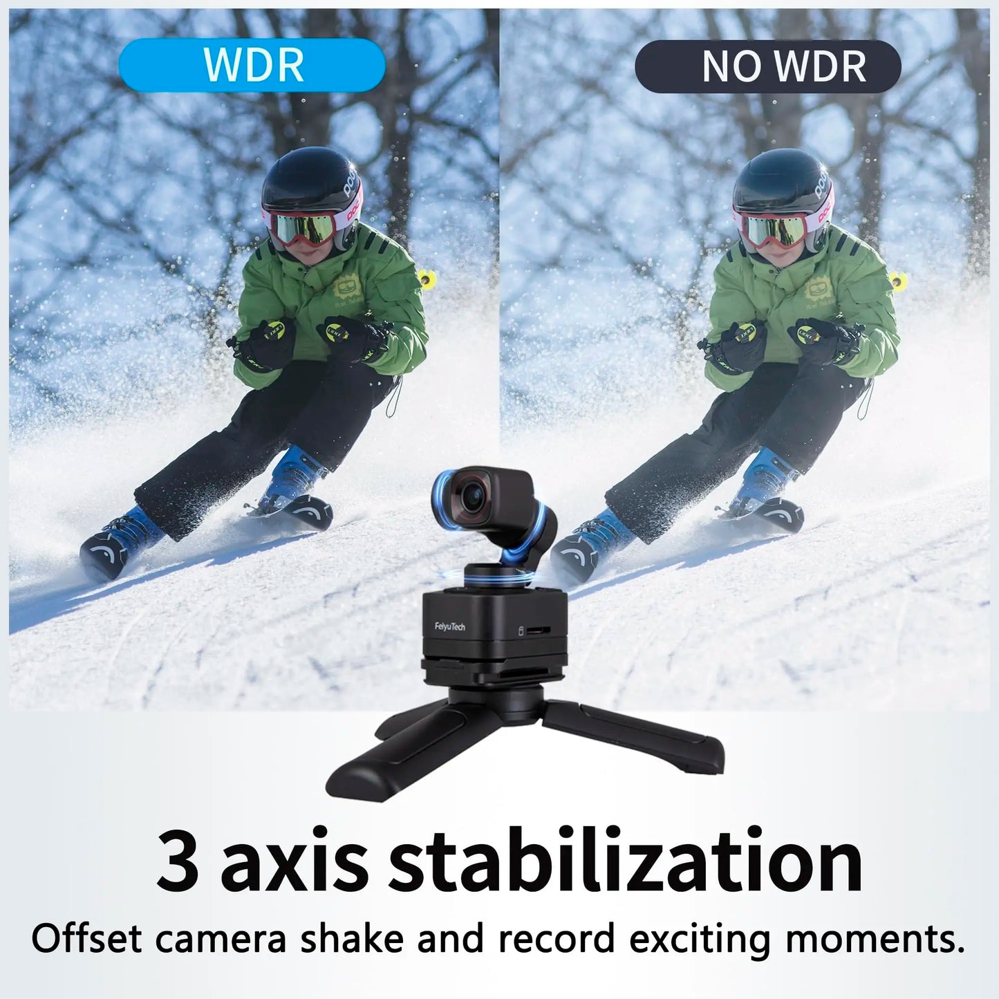 Caméscope d'action de poche 4K 1080P