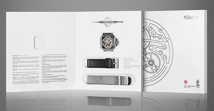 CIGA Design – Montre Squelette Mécanique Unisexe