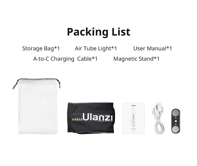 UA12, un tube lumineux gonflable en TPU