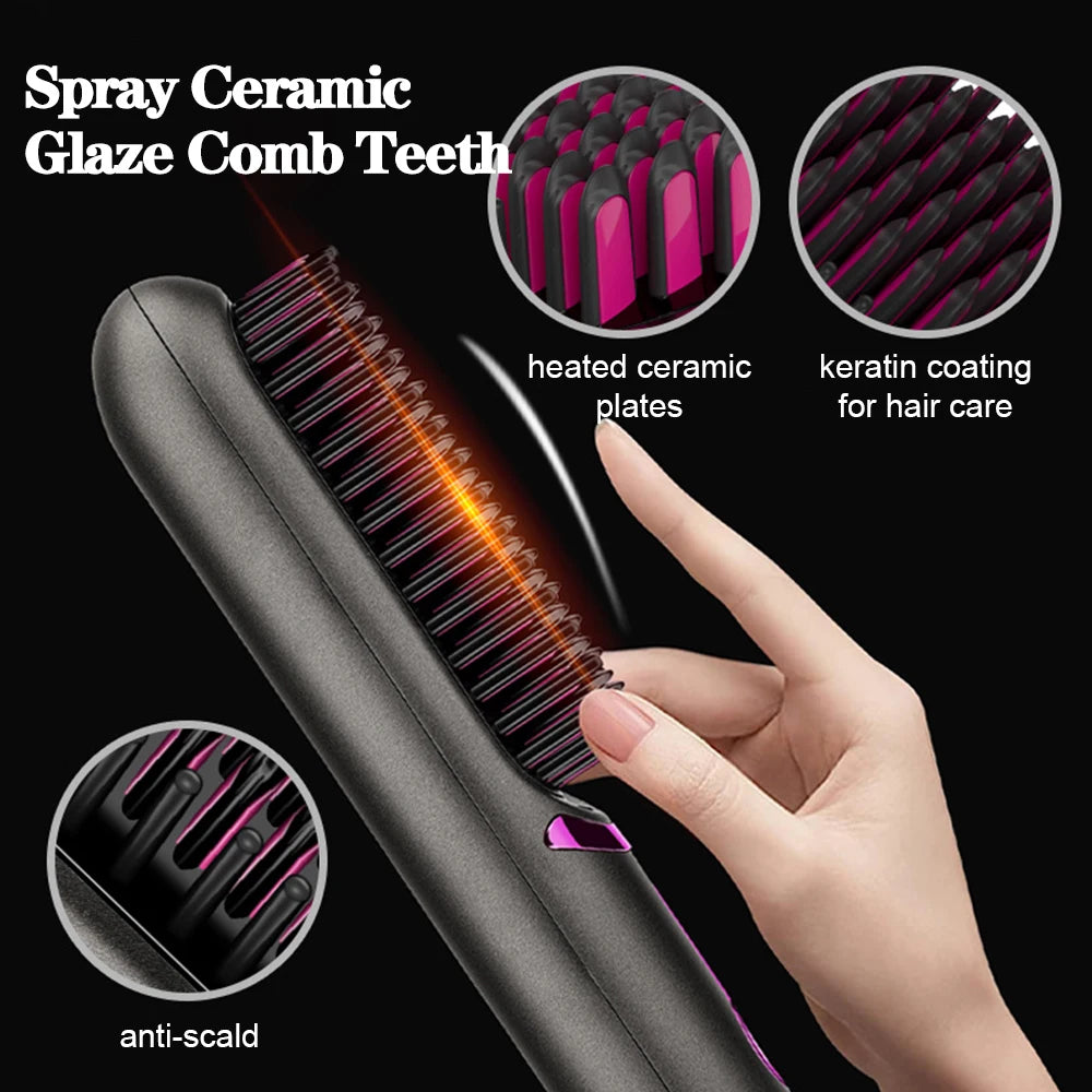 Brosse à cheveux électrique