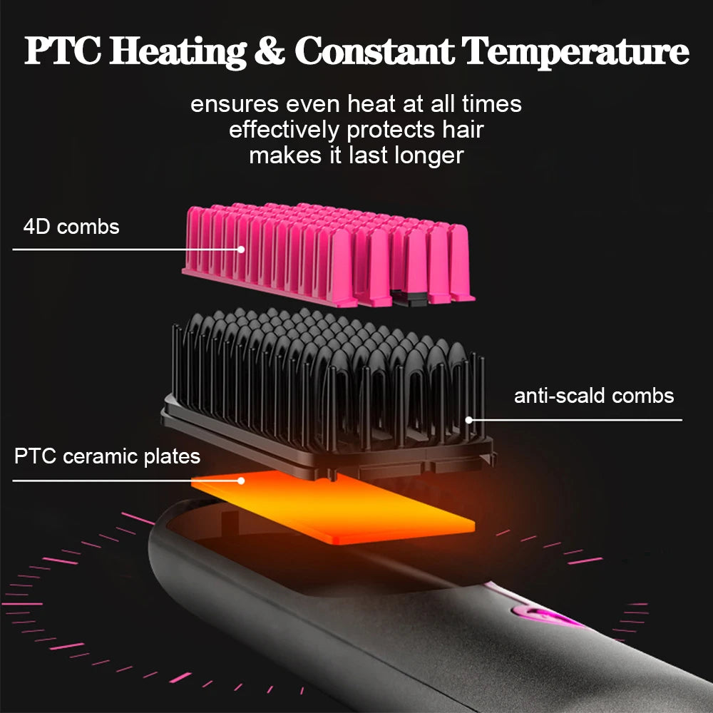 Brosse à cheveux électrique