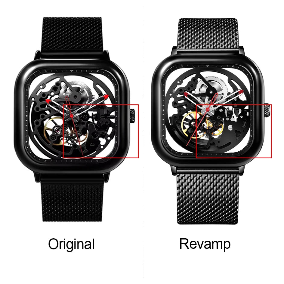 CIGA Design – Montre Squelette Mécanique Unisexe