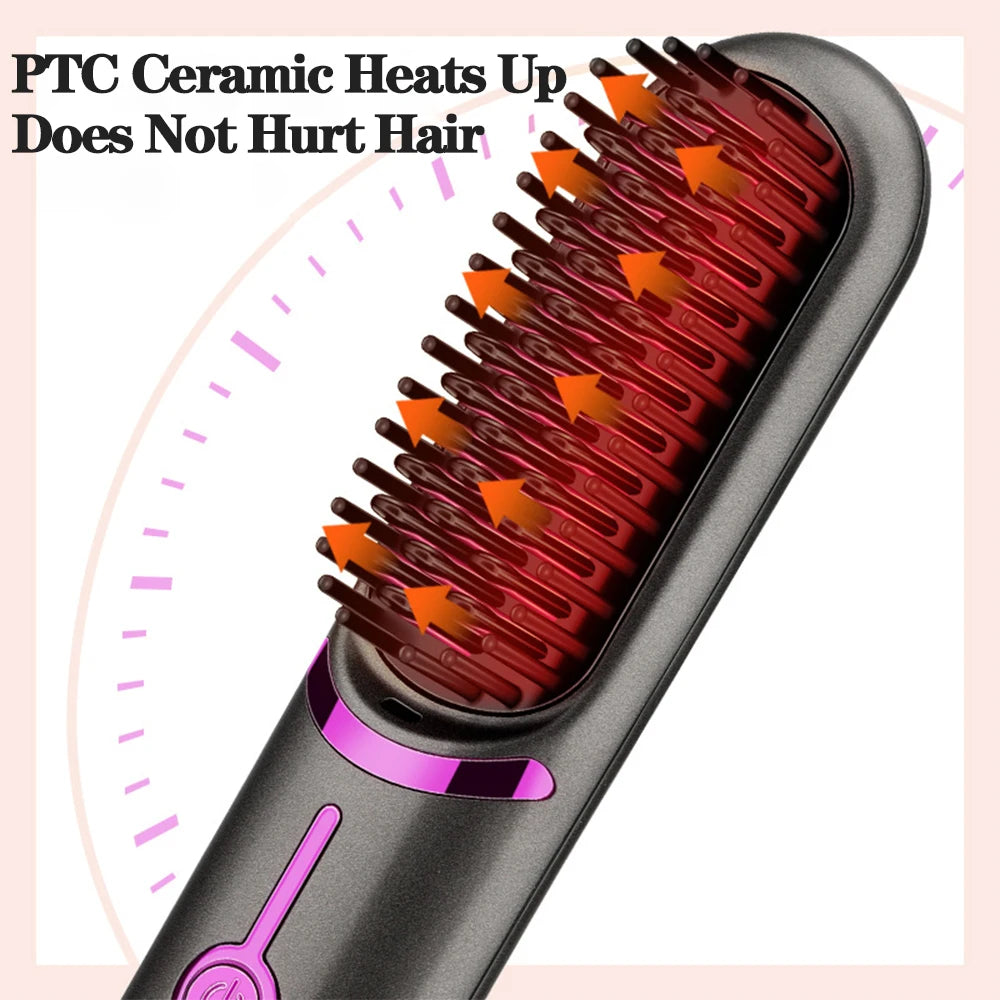 Brosse à cheveux électrique