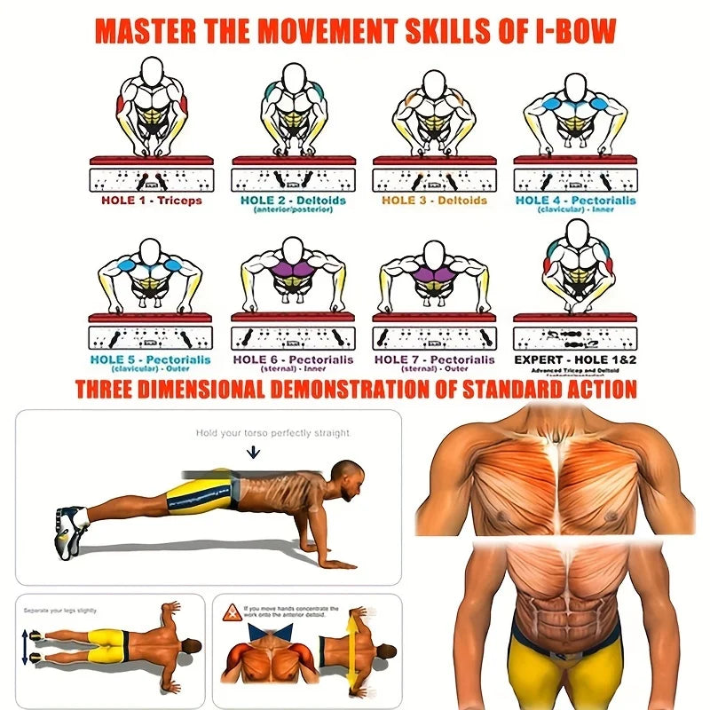 Portable Multifunction Push-up Board