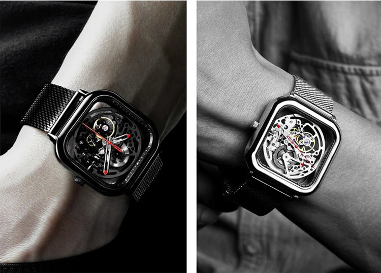 CIGA Design – Montre Squelette Mécanique Unisexe