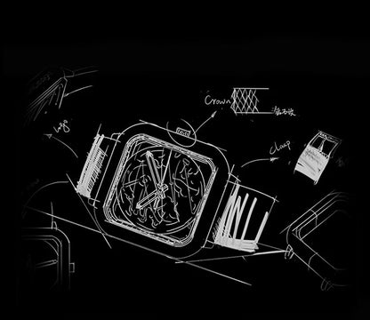CIGA Design – Montre Squelette Mécanique Unisexe